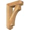 Ekena Millwork Westlake Arts and Crafts Rough Sawn Bracket w/ Offset Brace, Western Red Cedar, 6"W x 20"D x 28"H BKT0604X20X28WTL03RWR - alternate 1